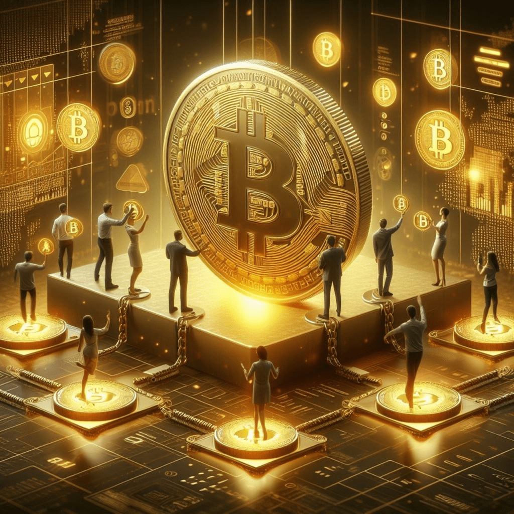 ai generated, bitcoin, cryptocurrency