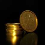 a pair of gold coins